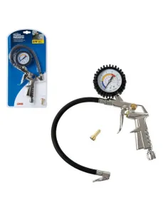 Pistola Hincha Neumaticos Con Manometro Medidor De Presion