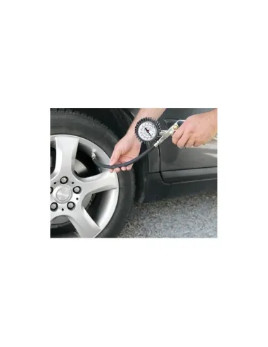 Pistola Hincha Neumaticos Con Manometro Medidor...