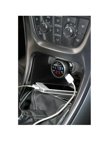 Enchufe Multifincion Termometro Voltimetro Toma...