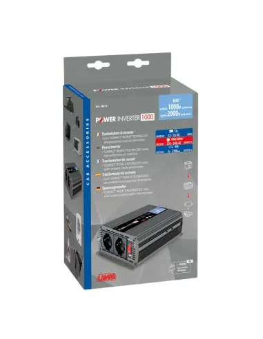 Transformador De 12V A 220V 1000W Conector Usb 5V