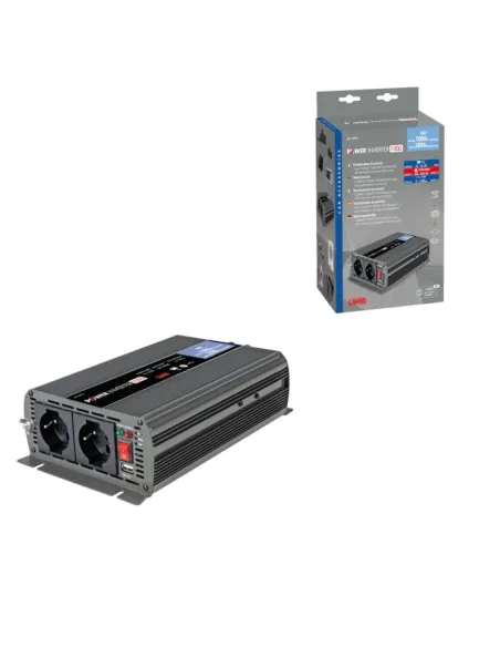 Transformador De 12V A 220V 1000W Conector Usb 5V