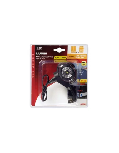 Piloto Perimetral 2 Led 24V Montaje En L Derecha