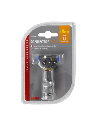 Conector De Aire T-1 6 Mm