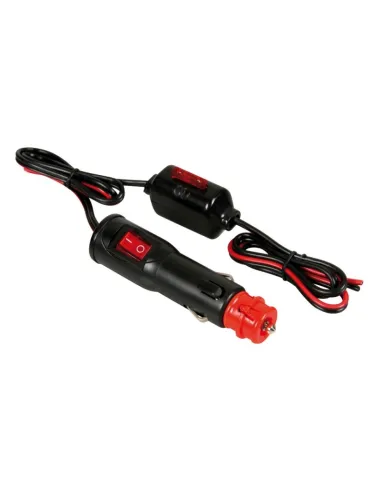 Enchufe Mechero Cable 1 M Interruptor Fusible...