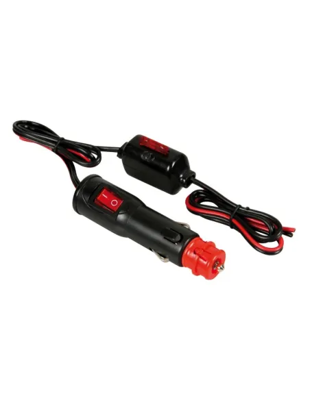 Enchufe Mechero Cable 1 M Interruptor Fusible Externo 10A 12/24V