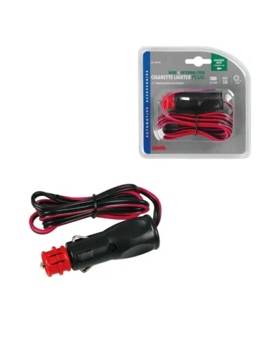 Enchufe Mechero Universal Cable 2 M 5A 12/24V