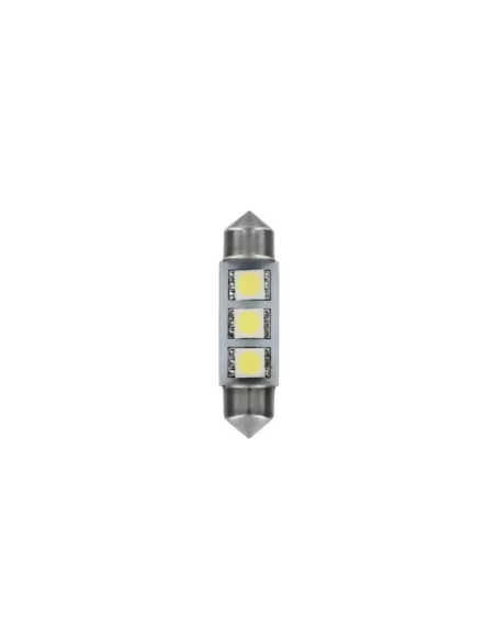 Lampara Hyper Led 10X39 Mm Blanco 24/28V 3Smd 3 Chip Sv8,5-8 (Bolsa 20 Unidades)