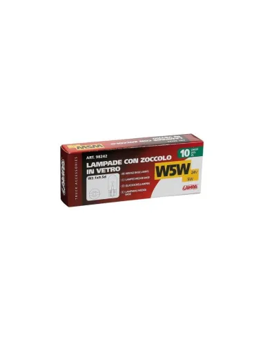 Lampara W5W 24V 5W W2.1X9.5D Homologacion E (Caja 10 Unidades)