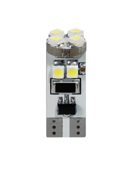 Lampara T10 Hyper Led Blanco 24V 8Smd 3 Chip W2,1X9,5D (Blister 2 Unidades)