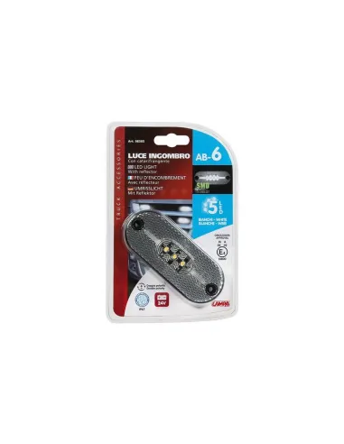 Luz De Galibo 5 Led Con Reflector 24V Blanca Homologada