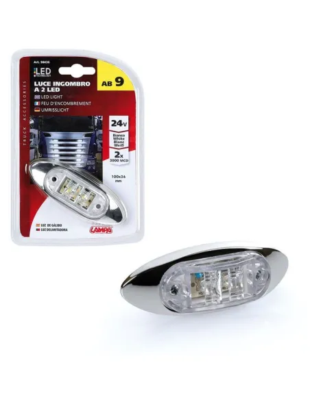 Luz 2 Led 24V Blanco