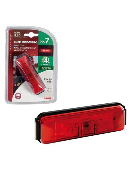 Luz De Galibo 4 Led Rojo 24V