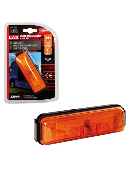 Luz De Galibo 4 Led Ambar 24 V