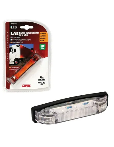Luz De Galibo 6 Led 24 V Ambar