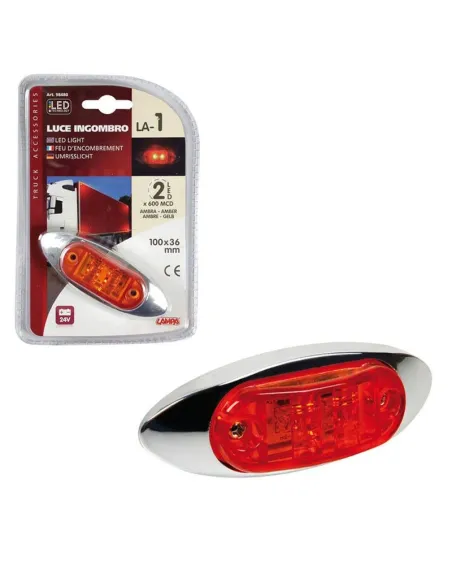 Luz De Galibo 2 Led 24V Ambar