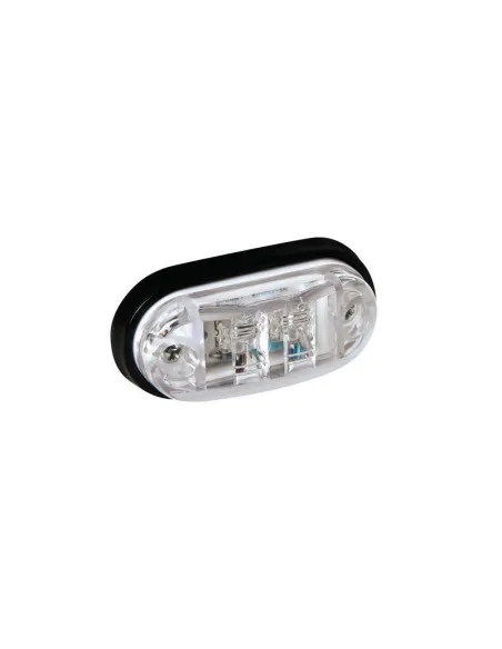 Luz De Galibo Frontal Ovalada 2 Led 24V Blanco