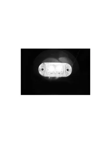 Luz De Galibo Frontal Ovalada 2 Led 24V Blanco