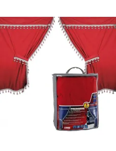 Cortinas De Camion Rojo 9 Piezas
