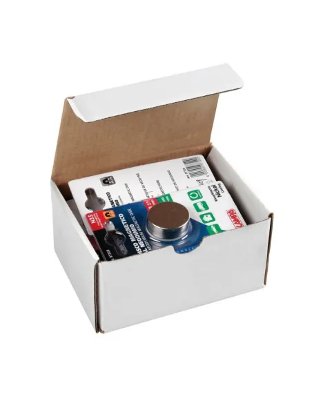 Iman Redondo Plano 25Mm Diam 10Mm Alto Fuerza Magnetica 35 N Blister Individual