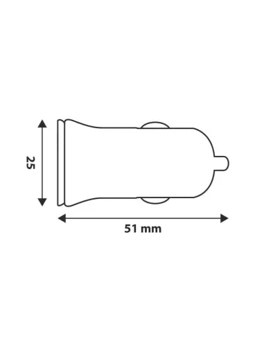 Cargador Doble Usb 12/24V 2500Ma...