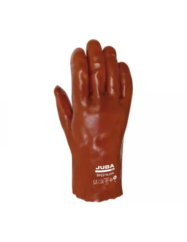 Guante Juba Pvc Rojo 27 Cm Talla 9