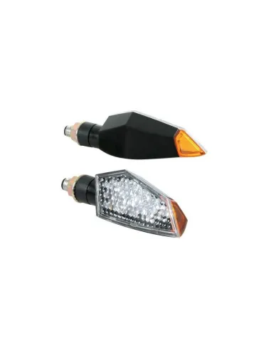 Intermitente Led Negro Modelo Typhoon 12V Homologacion E