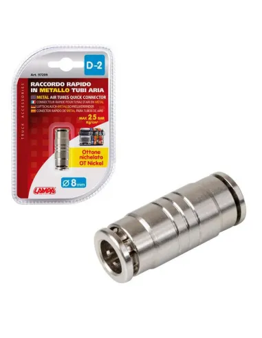 Conector De Aire D-2 8 Mm Metalico