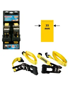 Trincaje Completo Banda 35Mm Ancho + Carraca 5 M Gancho...