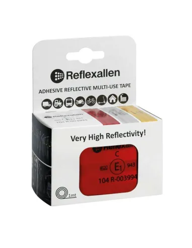 Cinta Reflectante Adhesiva Roja  100X5 Cm...