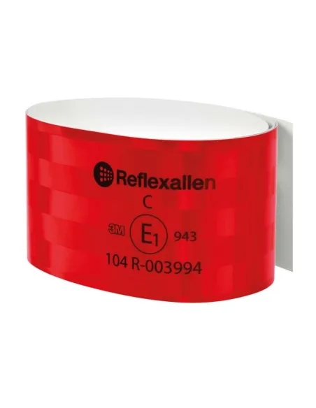 Cinta Reflectante Adhesiva Roja  100X5 Cm                                            