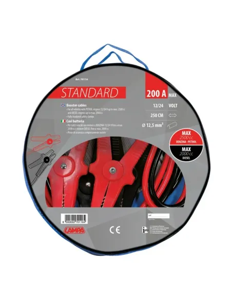 Cables De Arranque Estandar 200A Cable 2,5 M