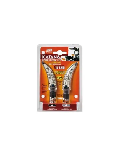 Intermitente Led Negro Modelo Katana 12V...