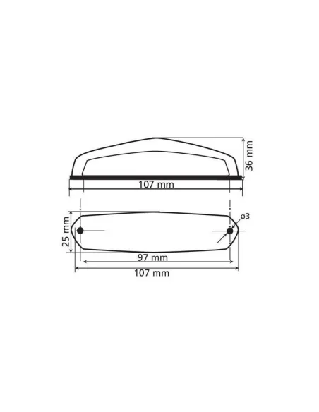 Luz Trasera Led Modelo Hirox 3 Funciones 12V Homologado