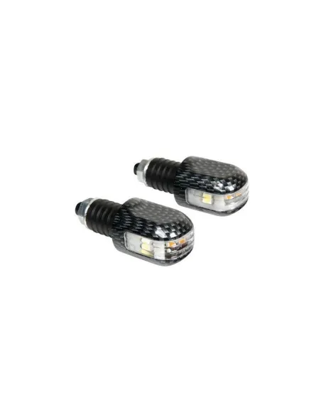 Estabilizador Manillar Con Luz Led 3 Funciones Carbon