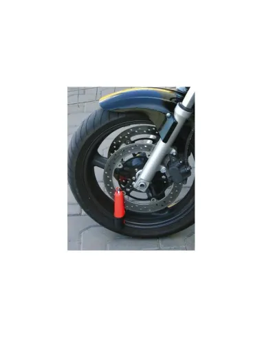 Candado De Bloqueo De Disco Acero Cromado 3 Llaves