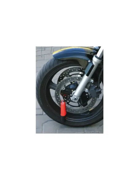 Candado De Bloqueo De Disco Acero Cromado 3 Llaves