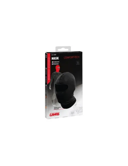 Pasamontaña De Seda Y Poliester Modelo Mask Top Negro Talla Unica