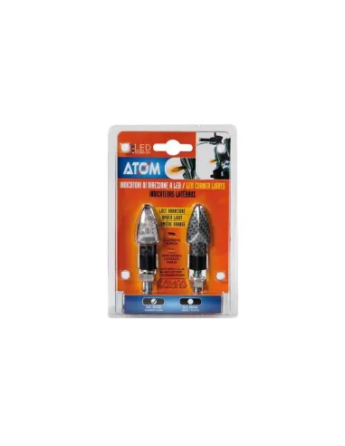 Intermitente Led Negro Modelo Atom 12V...