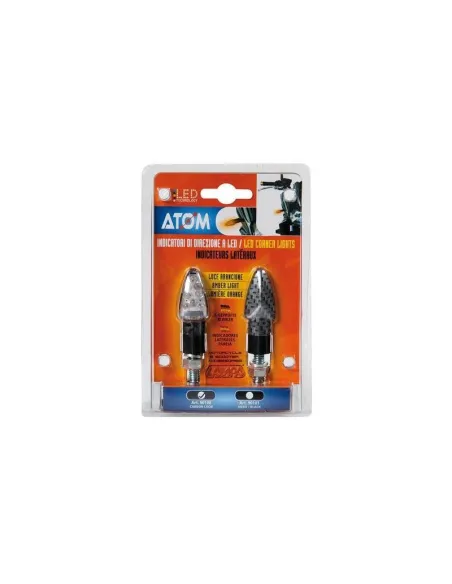 Intermitente Led Negro Modelo Atom 12V Homologacion E