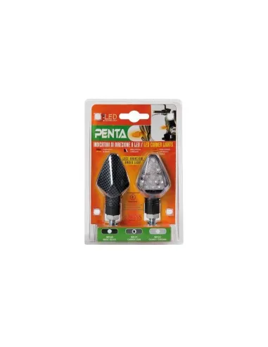 Intermitente Led Carbon Modelo Penta 12V...