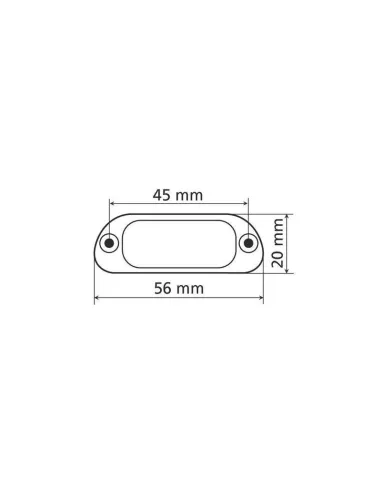 Piloto Luz Blanca Matricula 4 Led Homologado
