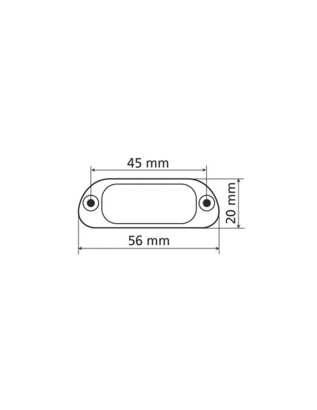 Piloto Luz Blanca Matricula 4 Led Homologado
