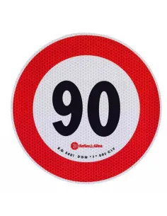 Adhesivo De Limite De Velocidad 90 Km
