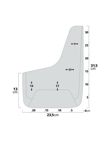 Guardabarros Universales 23.5X31.5 Cm