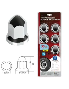 Embellecedor Abs Cromado 33Mm (10 Unidades)