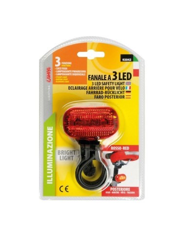 Luz Roja Trasera 3 Led Super-Brillante E...