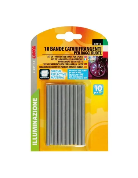 Set 10 Bandas Reflectantes 3M Scotchlite Para Radios