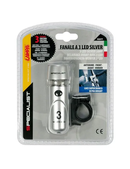 Luz Delantera Silver 3 Led