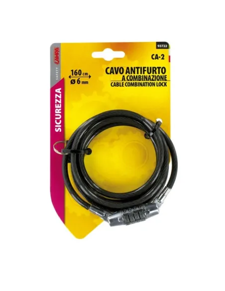 Cable Antirrobo Ca-2 Cm160 Mm6