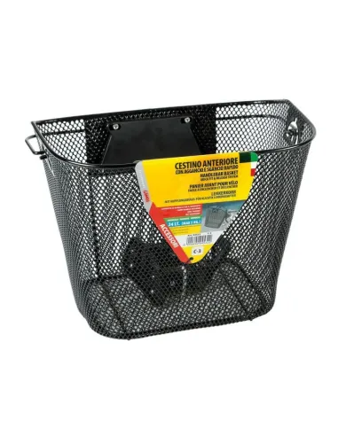 Cesta Metalica Para Manillar Con Asa De...